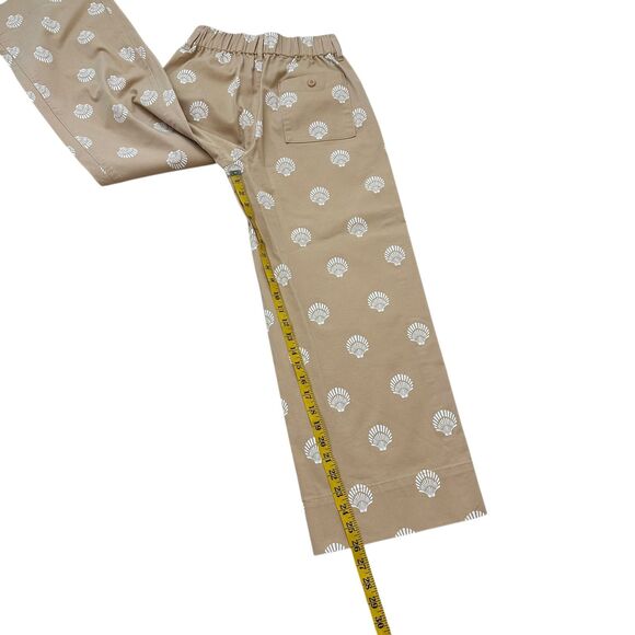 J. Crew Seashell Print Wide Leg Chinos Size XS/XXS - Picture 5 of 7